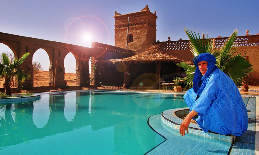 Hotel Auberge du Sud, Sahara Desert, Morocco